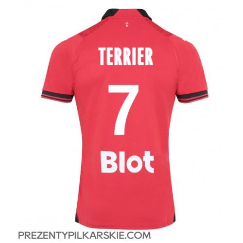 Stroje piłkarskie Stade Rennais Martin Terrier #7 Koszulka Podstawowej 2023-24 Krótki Rękaw